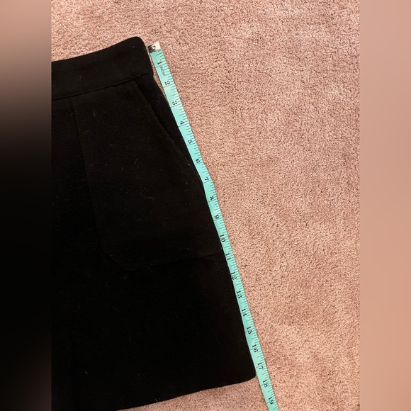 Faux Wool Mini Skirt with Pockets - Picture 3 of 6